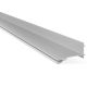 Aluminium muurprofiel, 400 cm, blank aluminium
