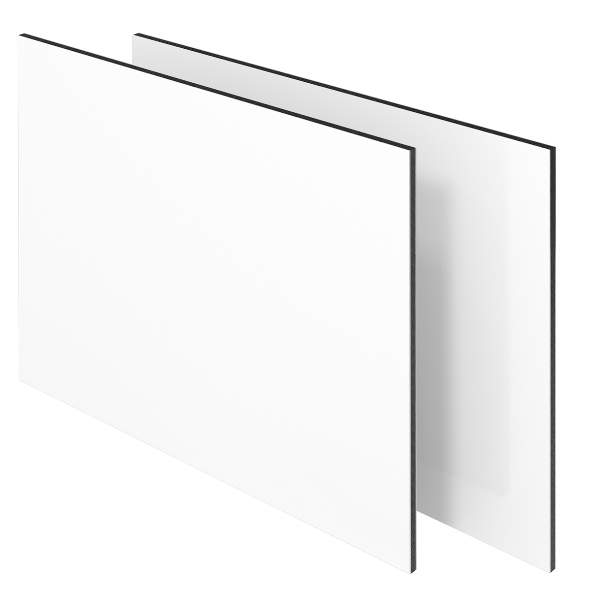 Alupanel dibond zagen, wit