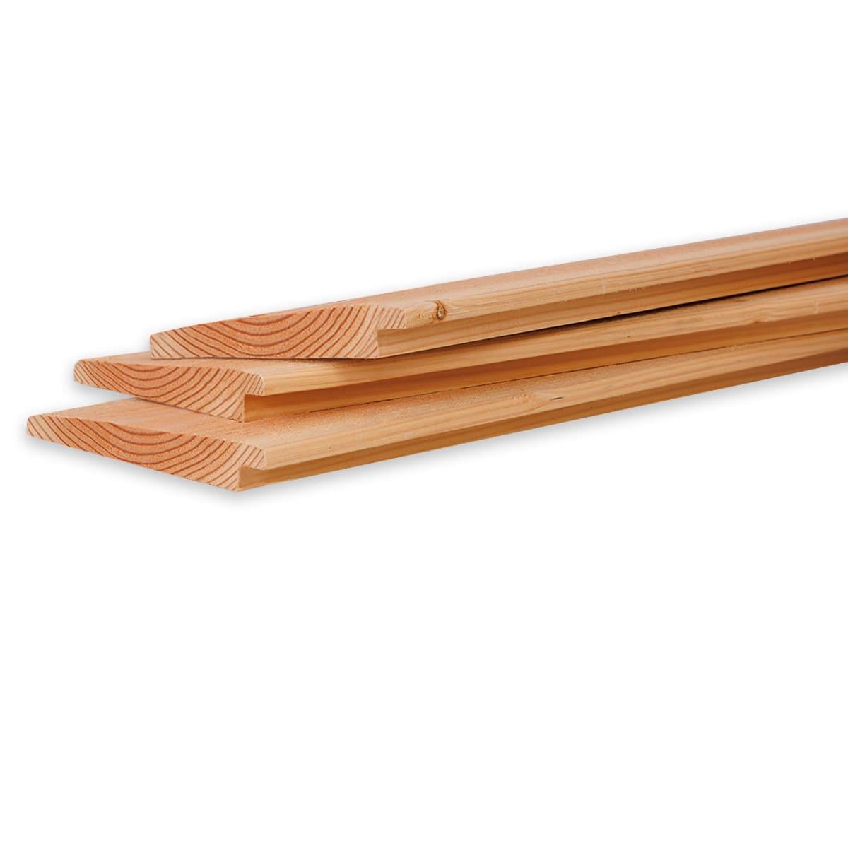 Douglas hout Zweeds Rabat-Potdeksel 12 26x175 werkende breedte